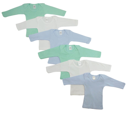 Boys Pastel Variety Long Sleeve Lap T-shirts  6