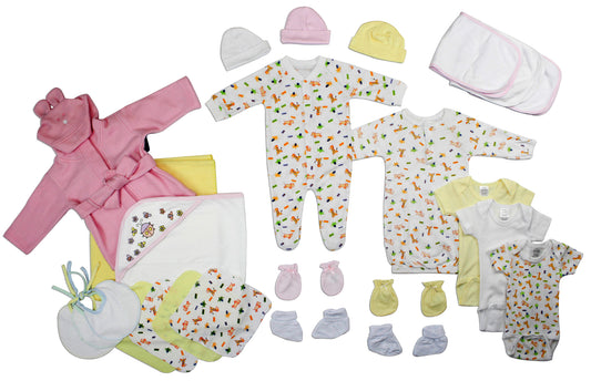 Newborn Baby Girls 25 Pc Layette Baby Shower Gift