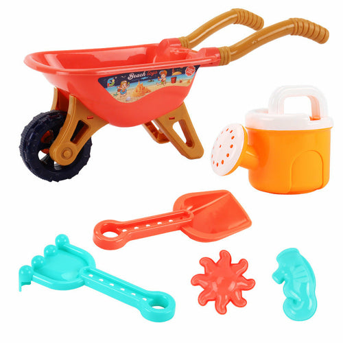 Large Beach Toy Stroller 6-Piece Set Children's Toy Car