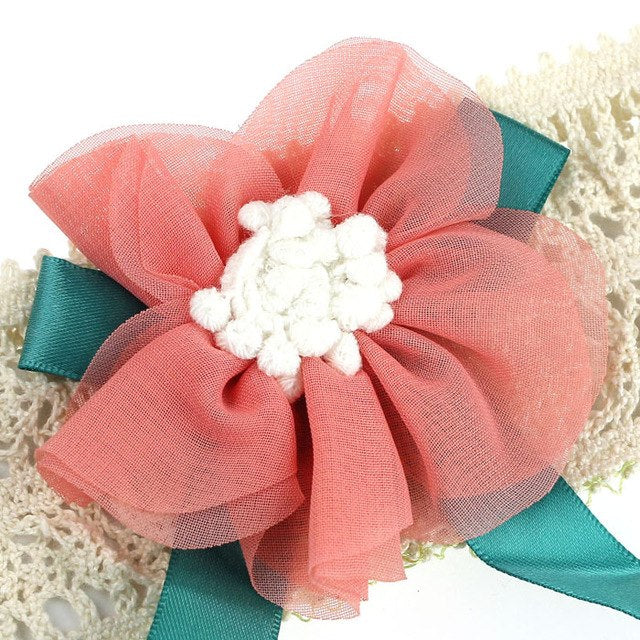 Hot SALE Infant Baby girl headband lace Flower