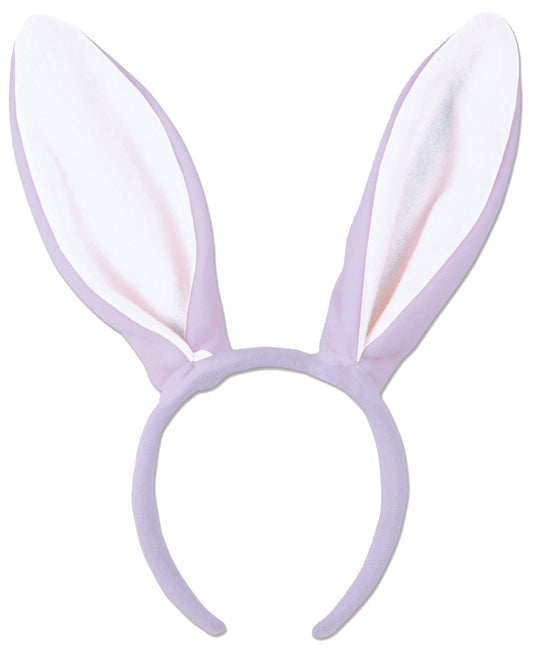 Morris Costumes BG40771LW Bunny Ears Lavender & White Headband