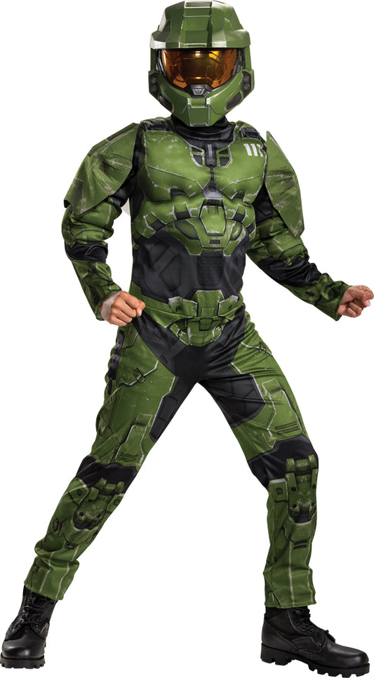 Disguise DG104999K Boys Halo Master Chief Infinite Muscle Child Costum
