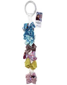 Disney Frozen II 7 Pack Hair Bows for Girls In A Bag