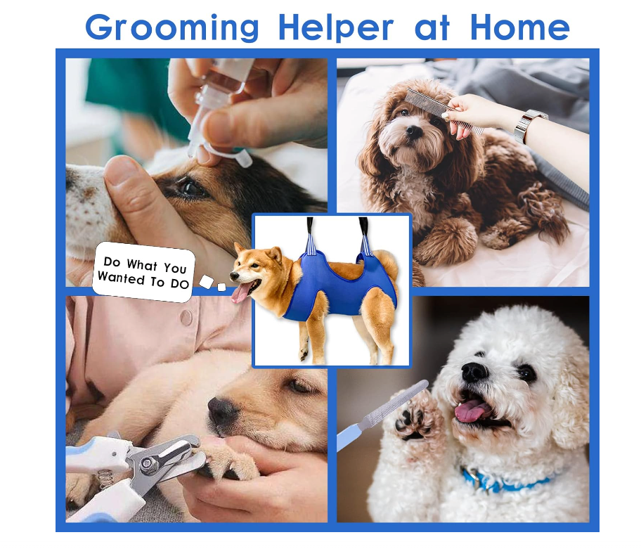 10 in 1 Pet Grooming Hammock for Dog & Cat