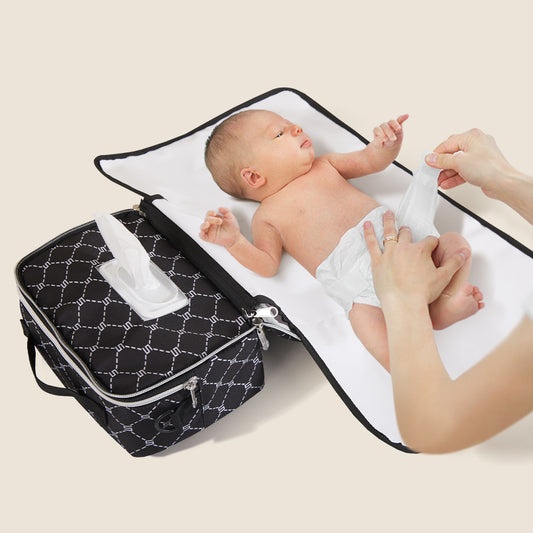 All in One  Diaper Bag with Changing Pad