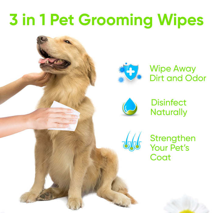 Pet Faves Dog Wipes for Paws and Butt
