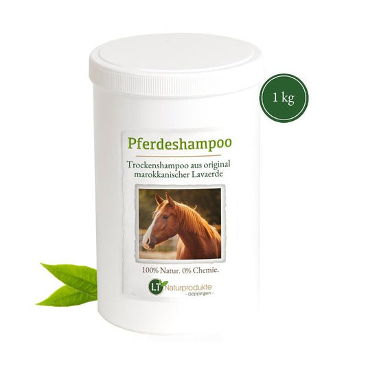 Dry shampoo for horses - with original Moroccan lava clay | Vegan and